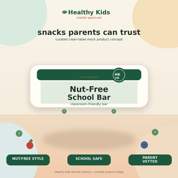 Healthy Kids Nut-Free School Bar product mockup