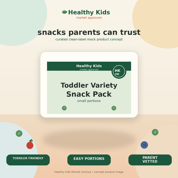 Healthy Kids Toddler Variety Snack Pack product mockup